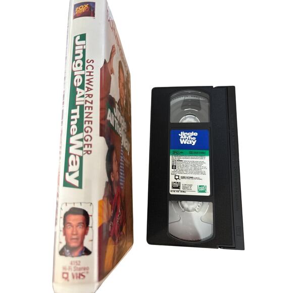 Jingle all the way movie 1997 VHS Arnold Schwarzenegger Christmas film Kidcore - Picture 3 of 3